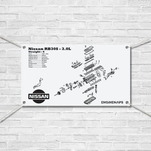 Nissan RB30S 3.0L Exploded View Banner