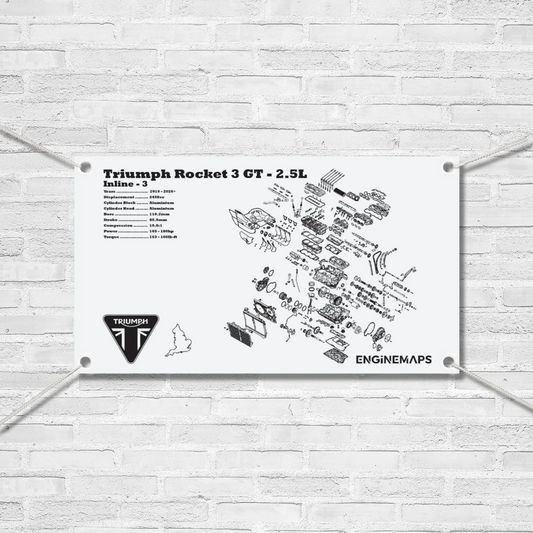 Triumph Rocket 3 GT 2500cc Exploded View Banner