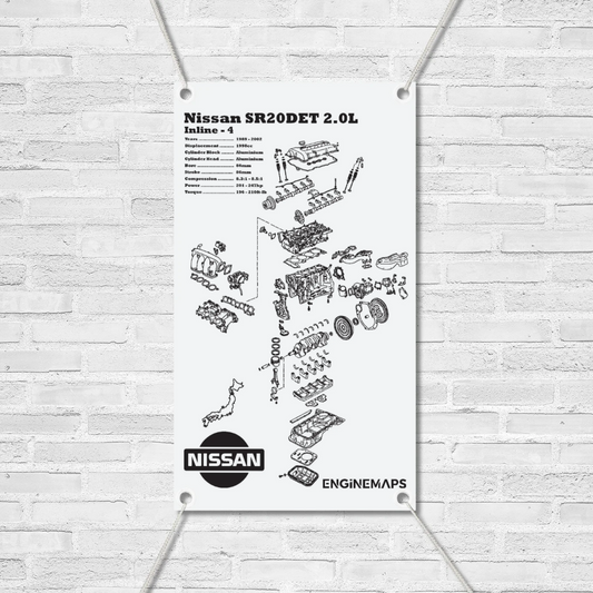 Nissan SR20DET [VCT] 2.0L Exploded View Banner