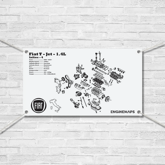 Fiat T-JET 1.4L Exploded View Banner