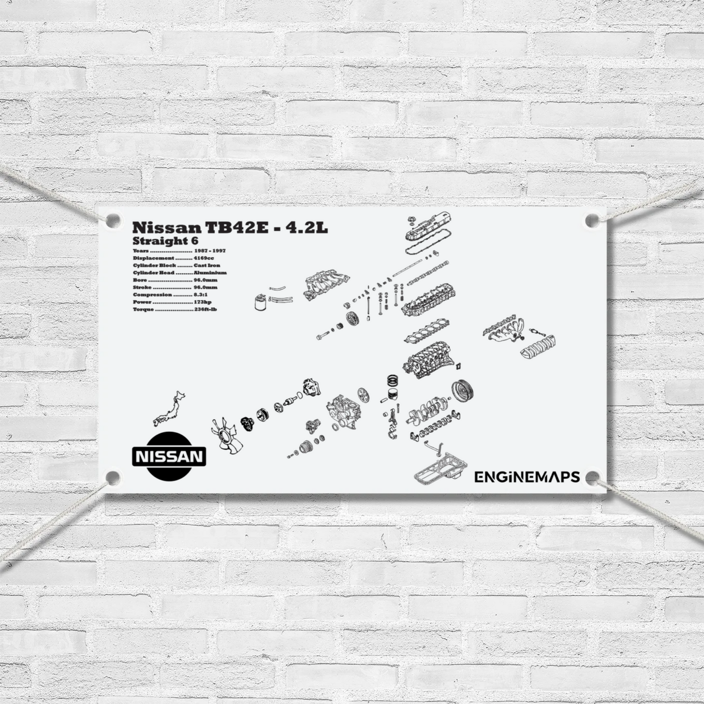 Nissan TB42E 4.2L Exploded View Banner