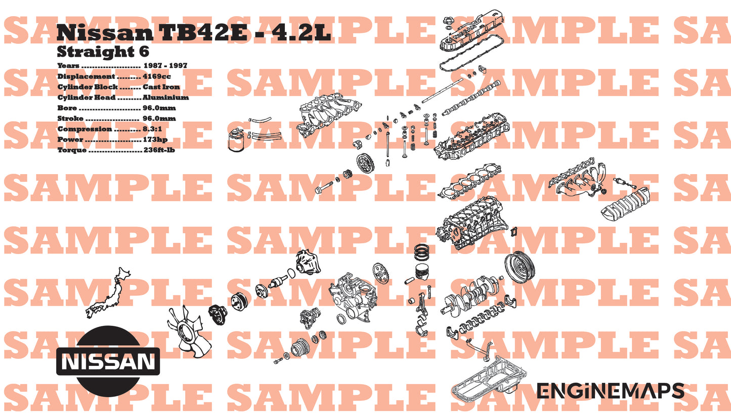 Nissan TB42E 4.2L Exploded View Banner