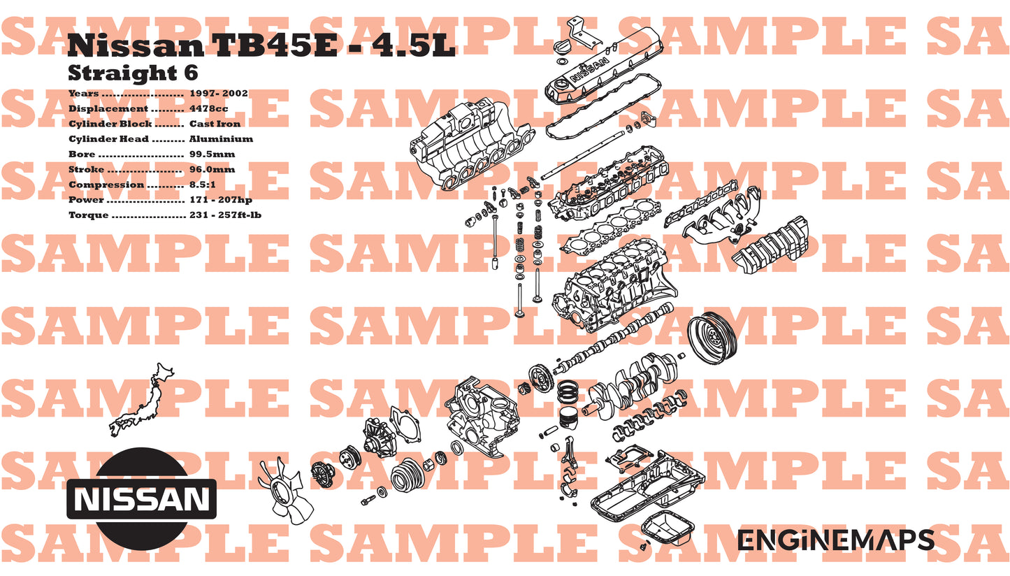 Nissan TB45E 4.5L Exploded View Banner