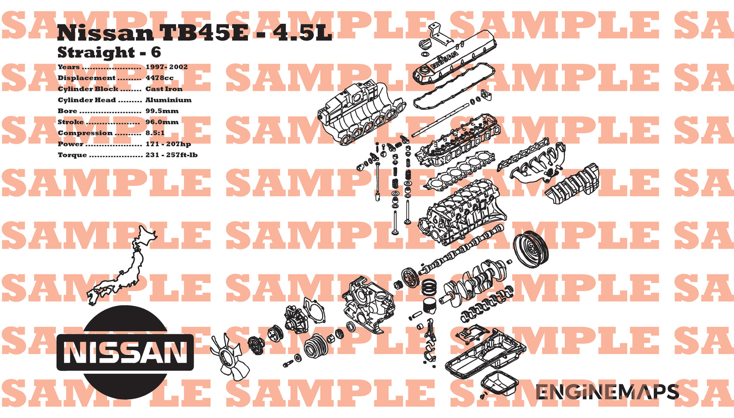 Nissan TB45E 4.5L Exploded View Banner