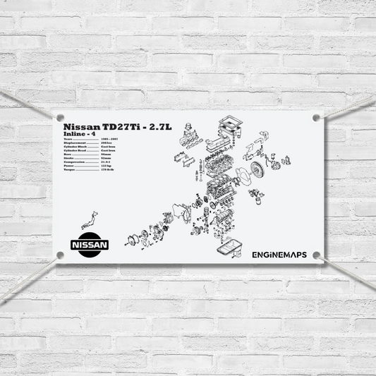 Nissan TD27TI 2.7L Exploded View Banner