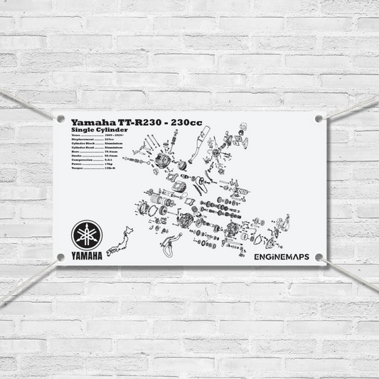 Yamaha TT-R230 230cc Exploded View Banner