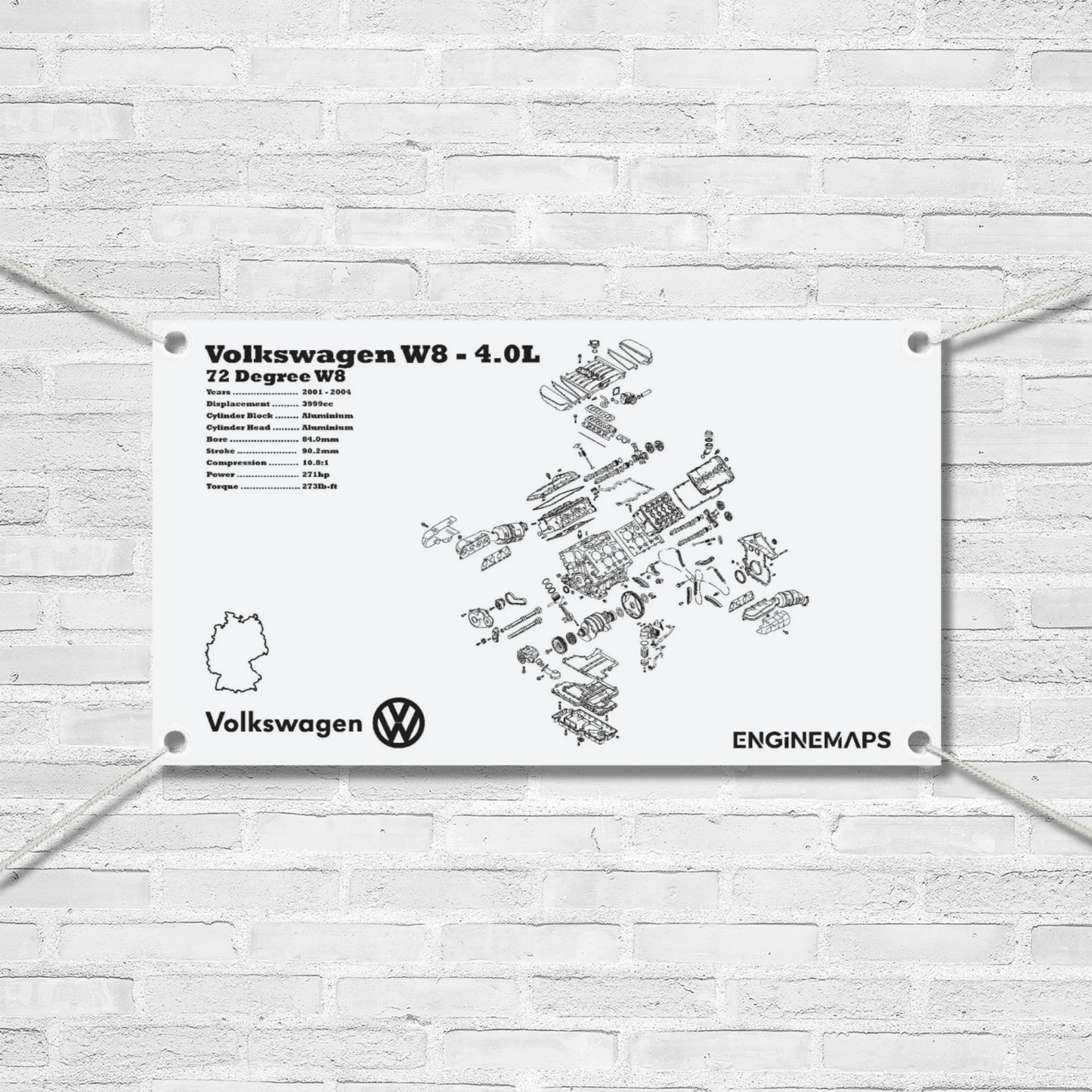 Volkswagen W8 [BDP] 4.0L Exploded View Banner