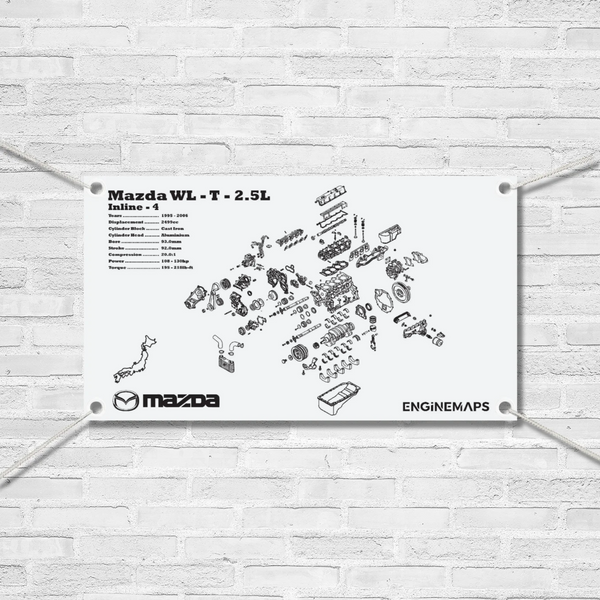 Mazda WL-T 2.5L Exploded View Banner – EngineMaps