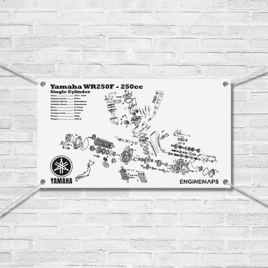 Yamaha WR250F 250cc Exploded View Banner