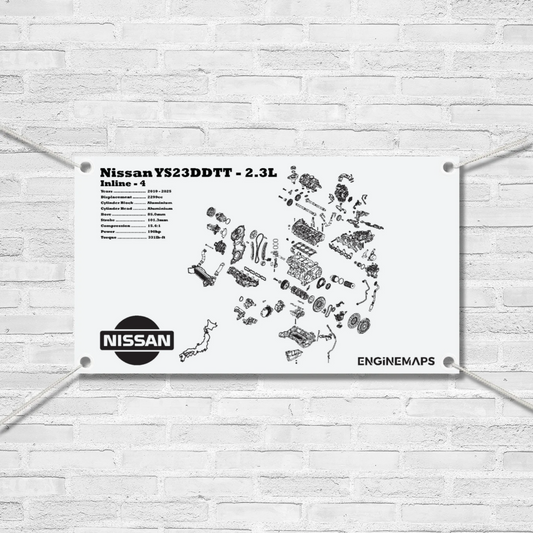 Nissan YS23DDTT 2.3L (Twin Turbo) Exploded View Banner