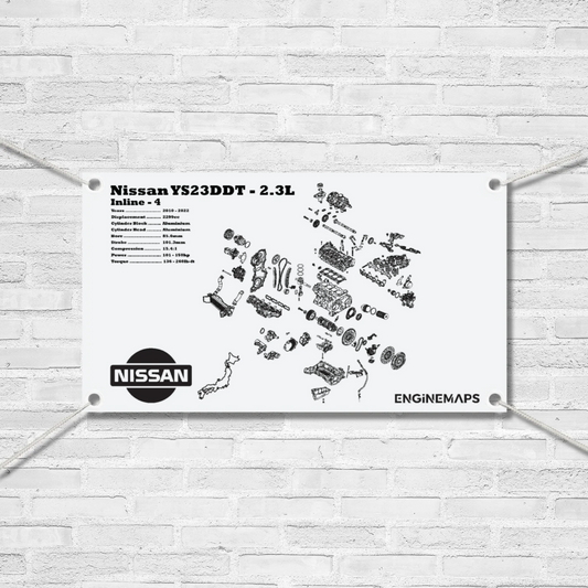 Nissan YS23DDT 2.3L (Single Turbo) Exploded View Banner